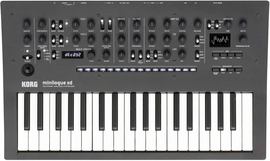 Amazon.com: Korg minilogue xd 37-key Polyphonic Analog