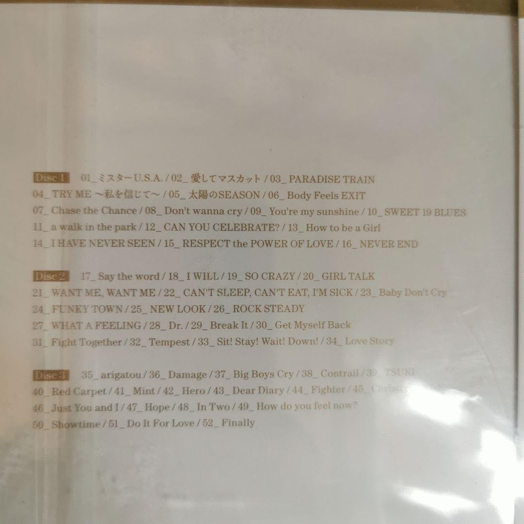 Amazon.co.jp: 安室奈美恵 Finally BEST ALBUM 25周年ベストアルバム