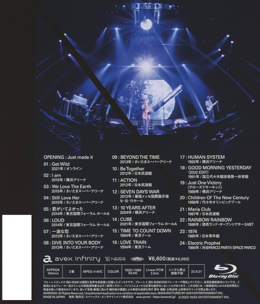 Amazon.co.jp: LIVE HISTORIA VISUALIZED M(Blu-ray) : TM NETWORK: DVD