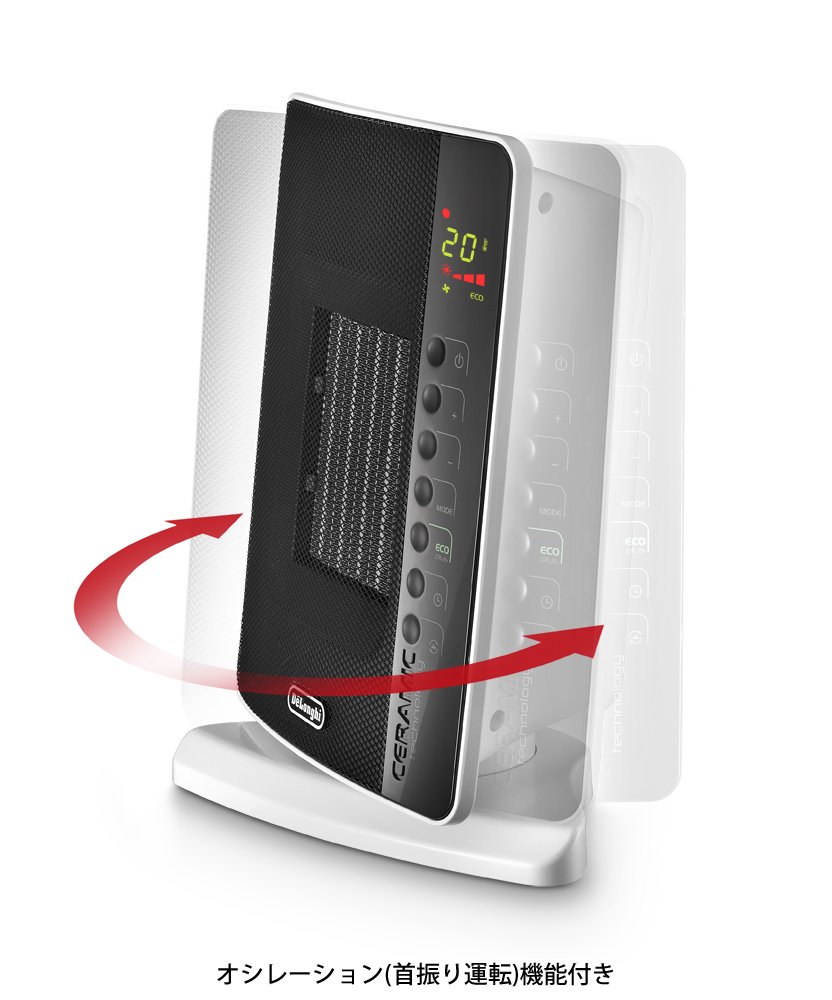 Amazon | デロンギ セラミック ファンヒーター DCH7093ERJS | De