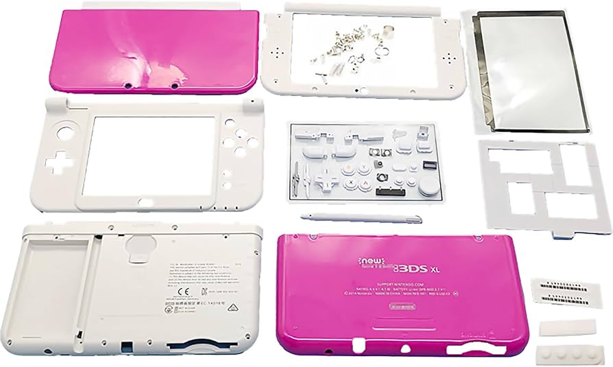 Amazon.co.jp: ピンク色 3DSXL 予備ハウジングケースシェル