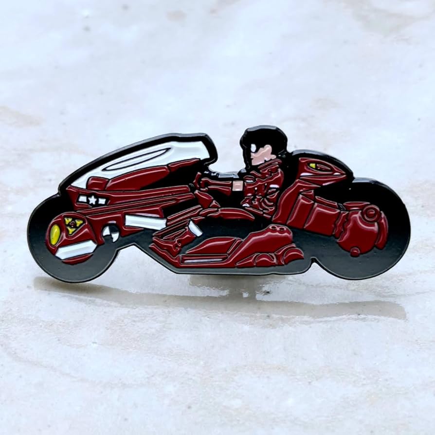 Amazon.co.jp: 金田のバイク AKIRA アキラ 疾走 大友克洋ピンバッジ