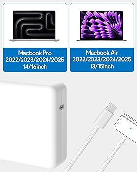 Amazon.com: Mac Book Pro 充電器- USB C 至Magnetic 3 充電器,適用於