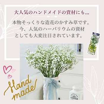 Amazon.co.jp: 3world 可憐な カスミ草 造花 かすみそう かすみ草