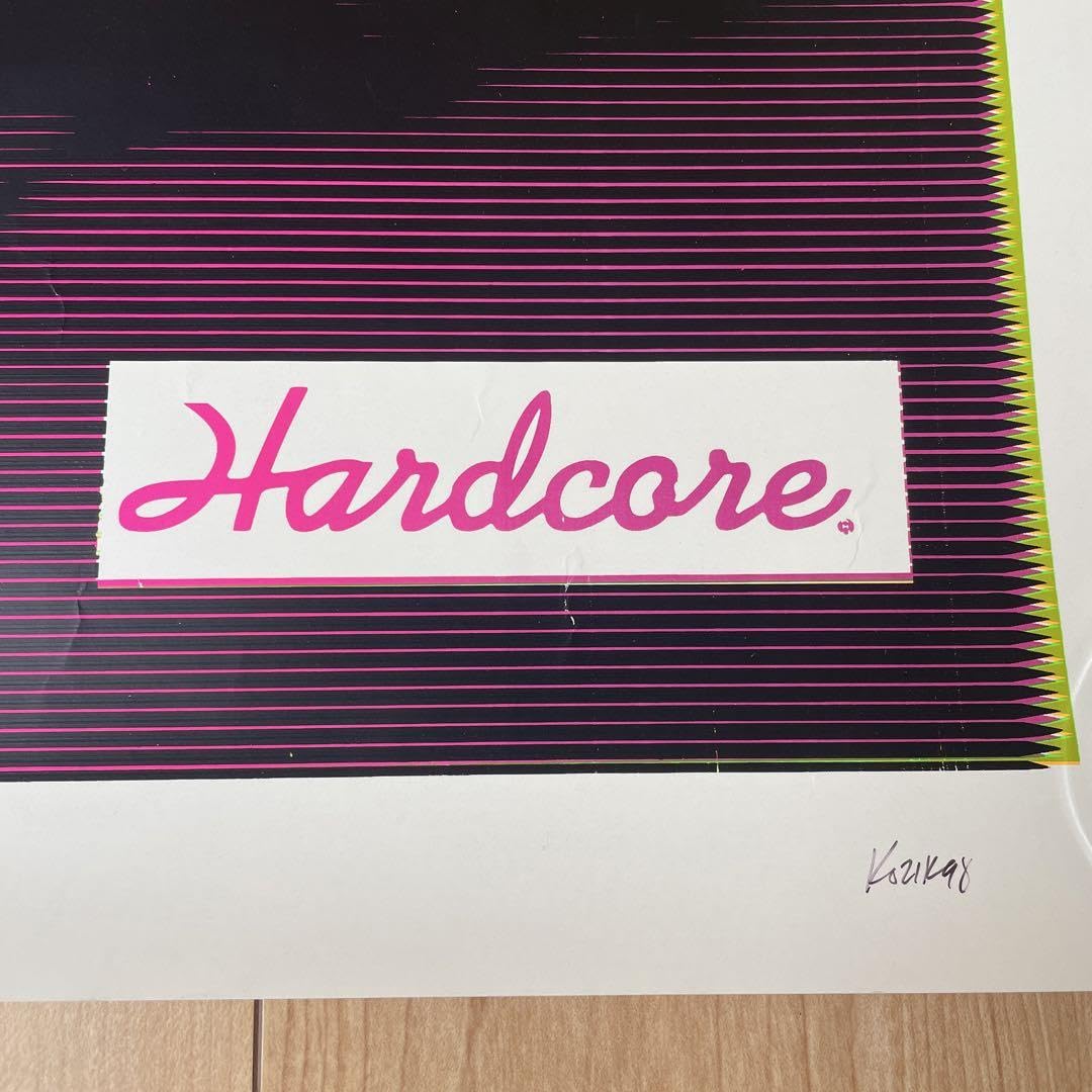 Kozik 藤原ヒロシ Hardcore ポップアートポスター 28/40 Kozik 藤原