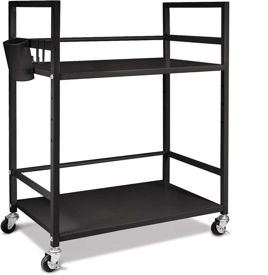 Amazon.co.jp: Secchuu スチールラック2段 デスクターナ デスク下収納