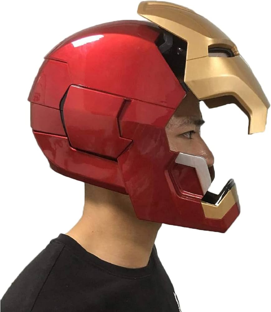 Amazon.co.jp: アイアンマン電子ヘルメットマスクルミナス、マーベル