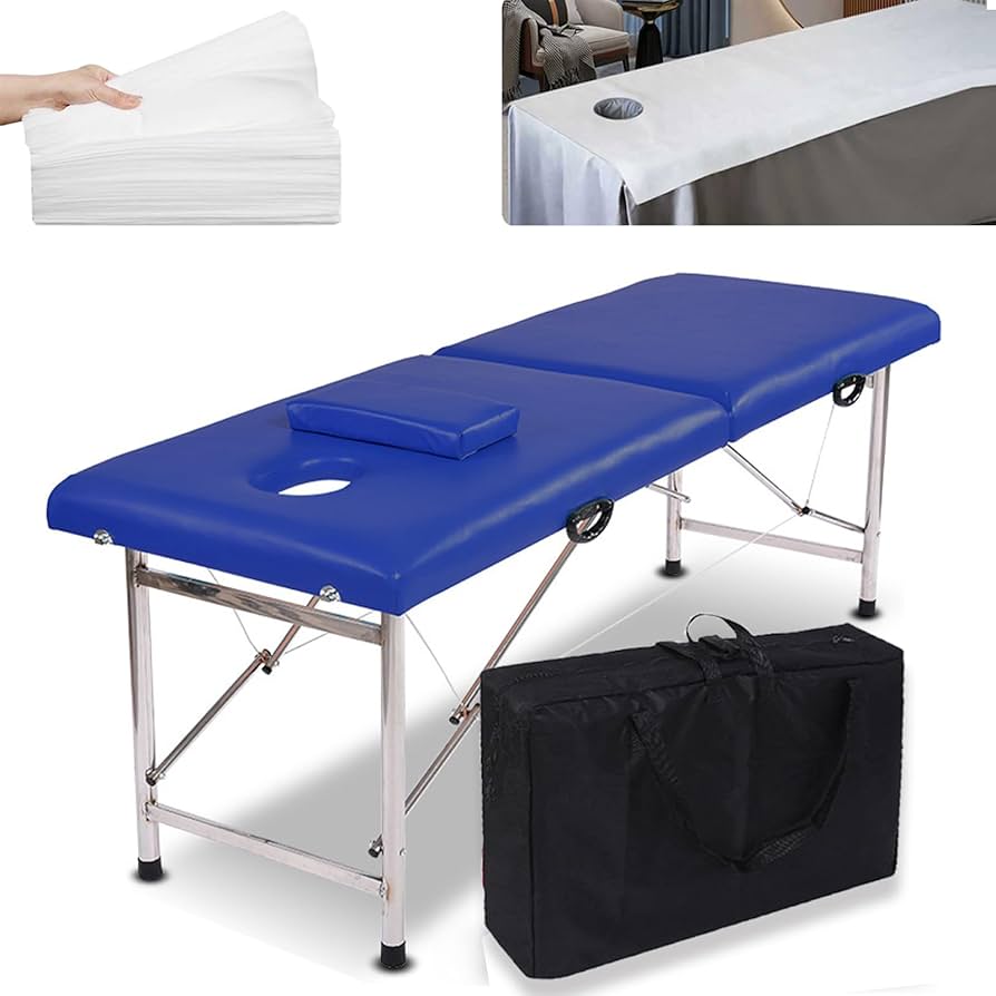 Amazon.co.jp: マッサージベッド、施術ベッド 高さ調節可能、治療