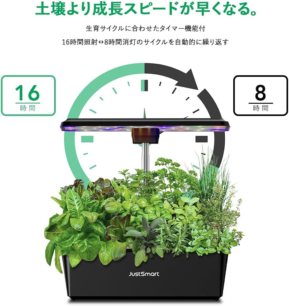 Amazon.co.jp: 水耕栽培キット 水耕栽培 家庭菜園 キット LEDライト