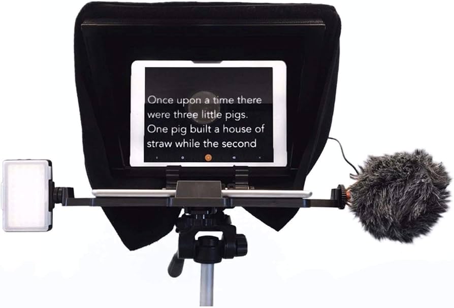 Amazon.co.jp: テレプロンプター プロ仕様 ポータブル 簡単操作