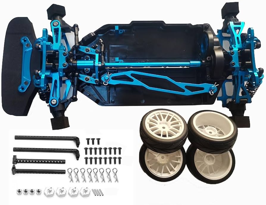 Amazon.com: Hobbypower 1/10 Alloy Upgrade RC Chassis Tamiya TT02