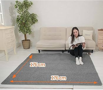 Amazon | MORITA 電気カーペット 約176×176cm (2畳相当) TMC-200