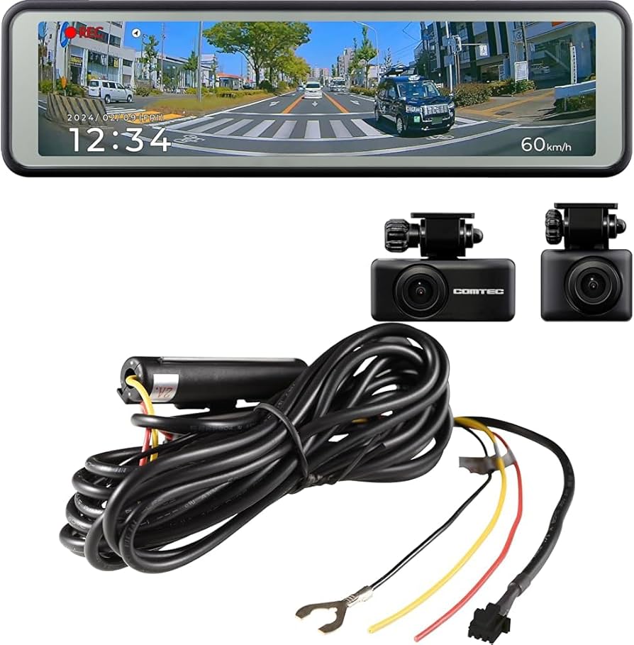 Amazon | 『コムテック ミラー型ドライブレコーダー ZDR048』と『駐車