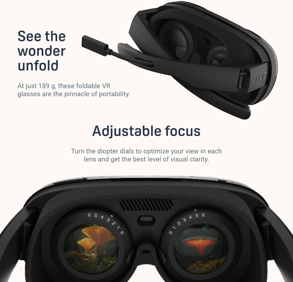 Amazon.com: HTC Vive Flow Virtual Reality Headset : Cell Phones