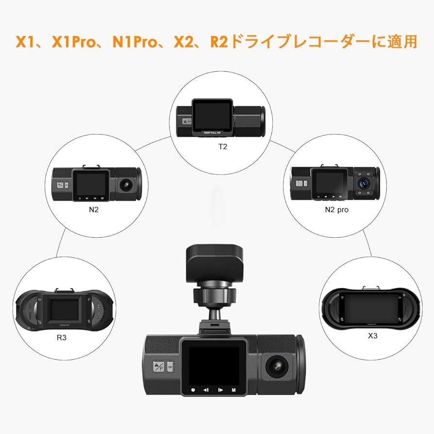 Amazon.co.jp: 【改良型】VANTRUE 両面テープマウント ミニUSBポート