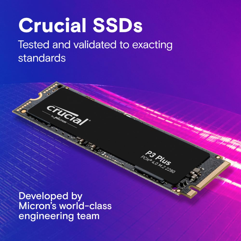 Amazon.in: Buy Crucial P3 Plus 1TB PCIe 4.0 3D NAND NVMe M.2 SSD