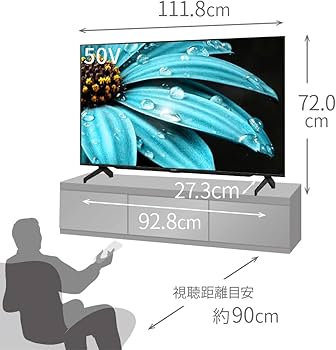 Amazon | シャープ 50V型 4K 液晶 テレビ AQUOS 4T-C50EJ1 Google TV