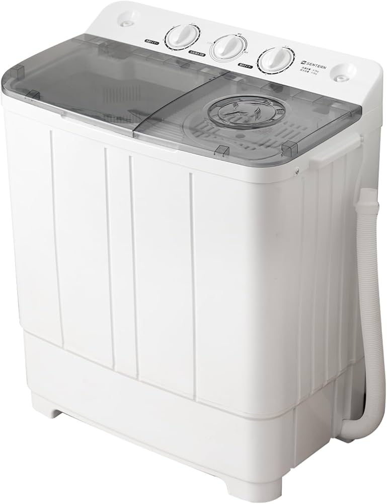 Amazon | Freeberty 二槽式洗濯機 縦型 小型 2槽式 洗濯6kg/脱水槽4kg