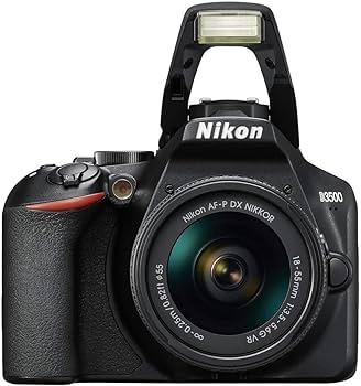 Amazon.com : Nikon D3500 DSLR Camera with 18-55mm Lens (1590) + 4K