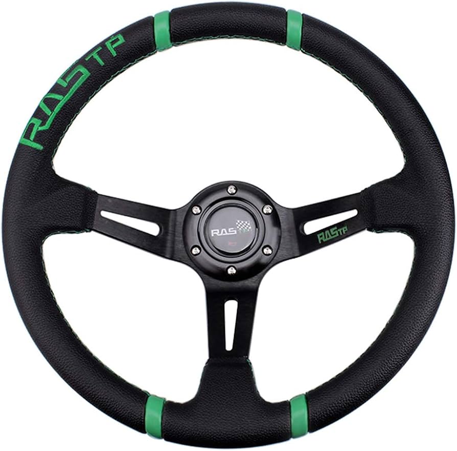 Amazon | MUTEKI ステアリング ハンドル 直径350mm 軽量アルミニウム