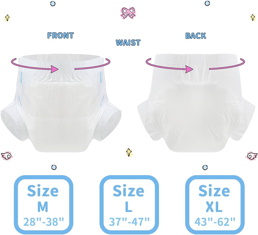 Amazon.com : CutiePlusU Adult Diapers Heavy Absorption Dry Surface