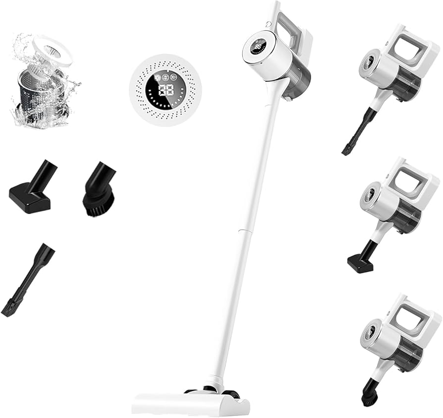 Amazon | 掃除機 コードレス 【2025革新版 65000pa強力吸引 】軽量 60