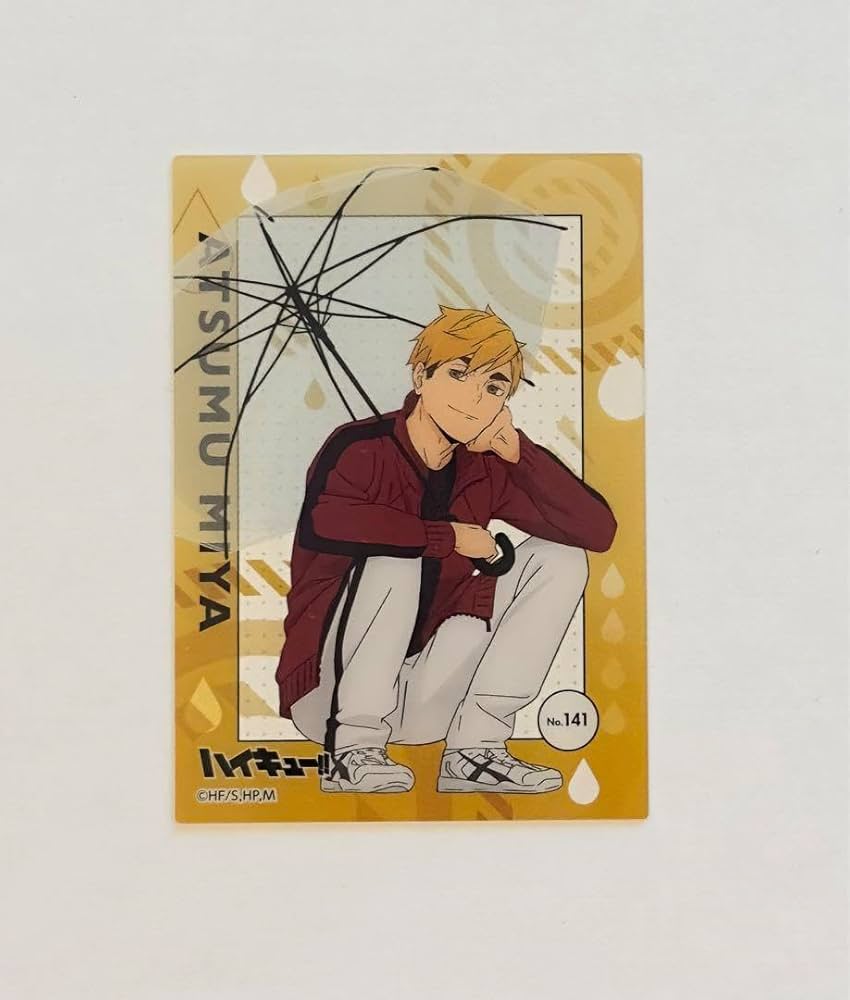 Amazon.co.jp: ハイキュー クリアカードコレクションガム3 宮侑 : おもちゃ