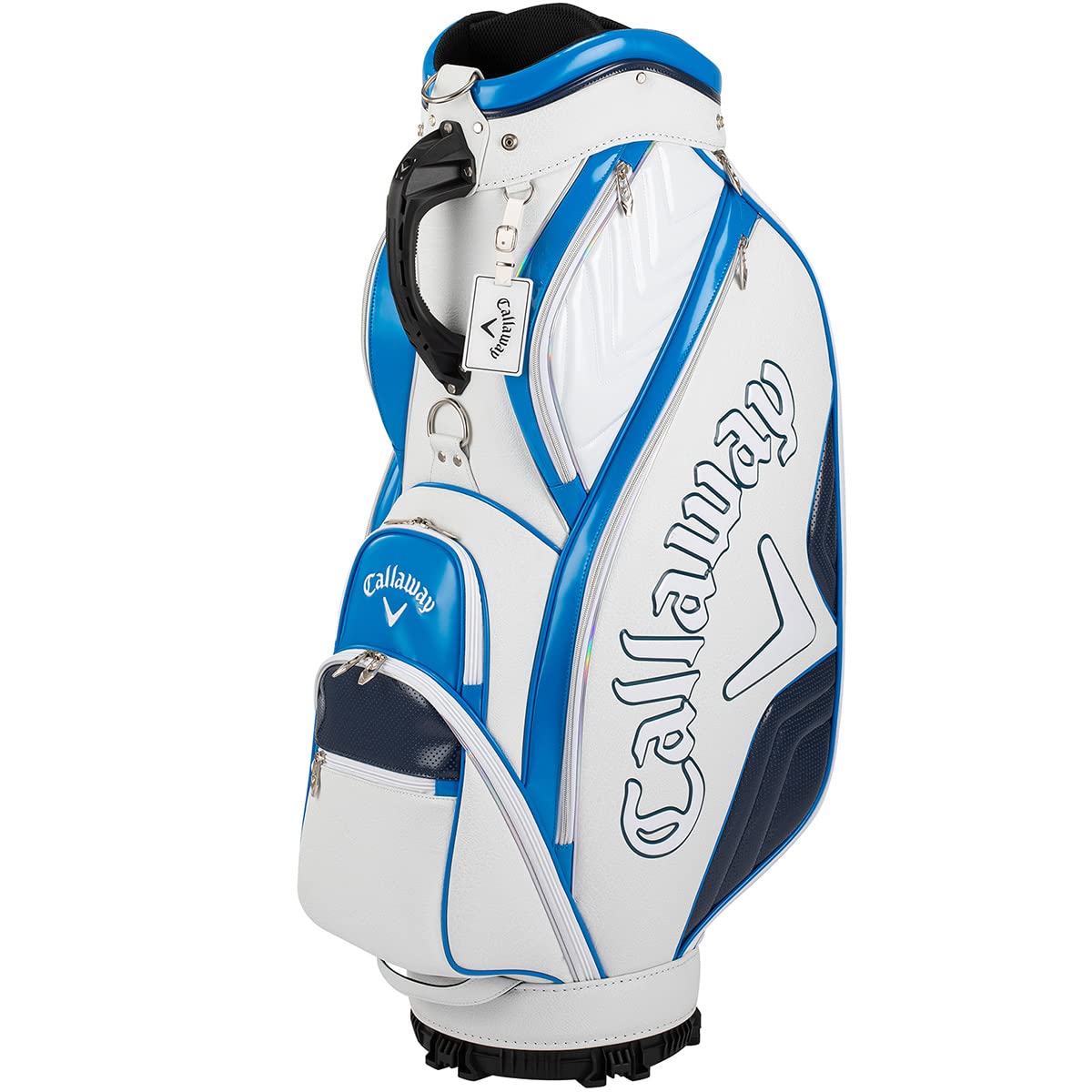 匿名配送】CALLAWAY ホワイトキャディバッグ 直取OK 匿名配送