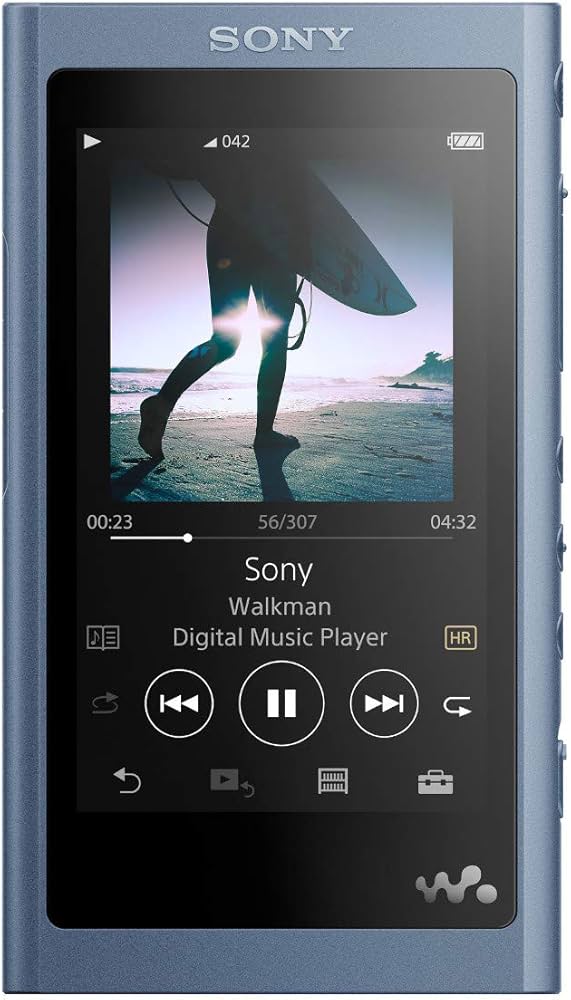Amazon.com: Sony NW-A55/L Walkman NW-A55 Hi-Res 16GB נגן MP3, כחול