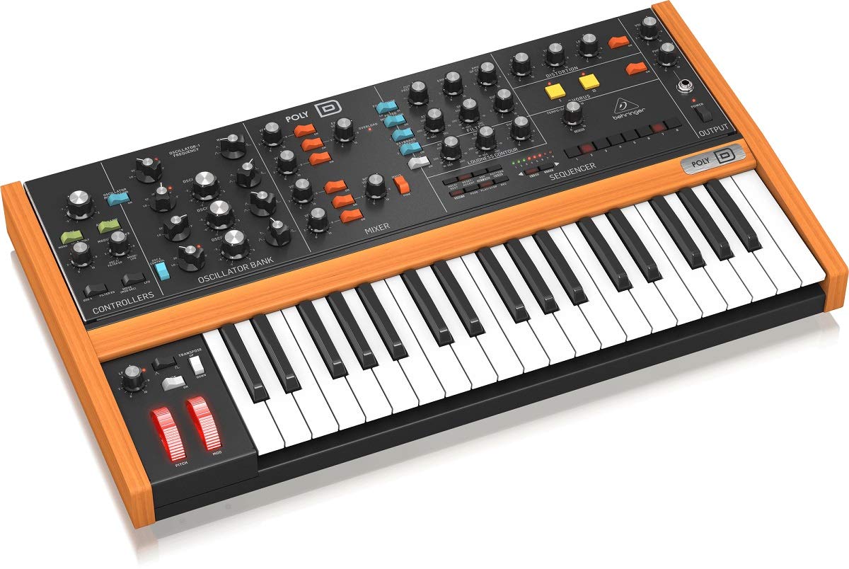 Amazon.com: Behringer POLY D Analog 4-Voice Polyphonic Synthesizer
