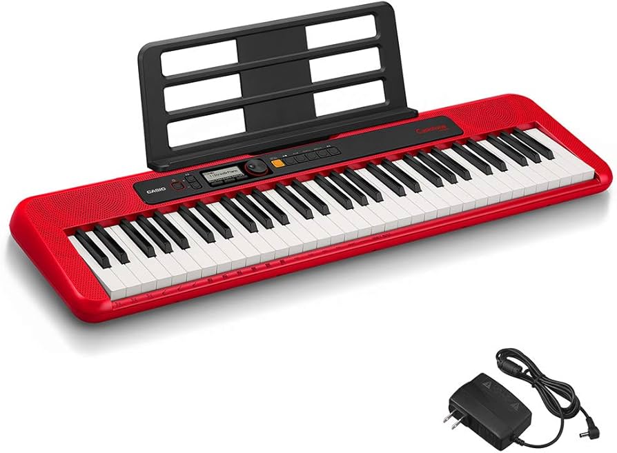 Amazon | カシオ（CASIO）電子キーボード Casiotone CT-S200RD(レッド