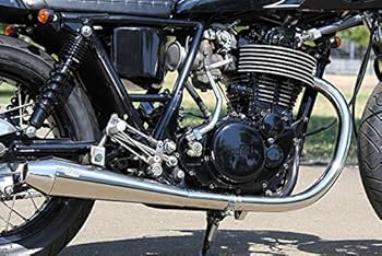 Amazon | グッズ(GOODS) ステンレス手曲げエキゾーストパイプ SR400