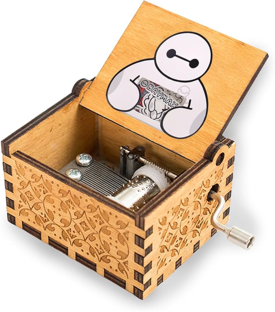 Amazon | ベイマックス オルゴール 音楽ボックス 木製 ミュージカル