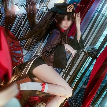 Amazon.co.jp: LAOMI 原神 胡桃 コスプレ 衣装 セット ハロウィン 服装