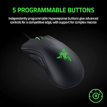 Amazon.com: Razer DeathAdder Essential Gaming Mouse: 6400 DPI
