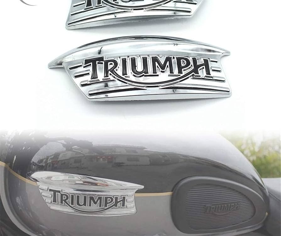 Amazon.co.jp: 3Dエンブレムバッジデカールトライアンフボンネビルため