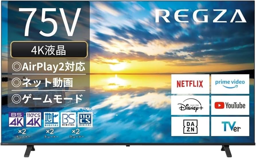 2024年製 REGZA 液晶テレビ 本体 リモコン付き 40 2024年製 REGZA 液晶