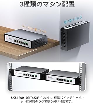 Amazon.co.jp: XikeStor 非管理 2.5gbps スイッチングハブ poe ハブ 6