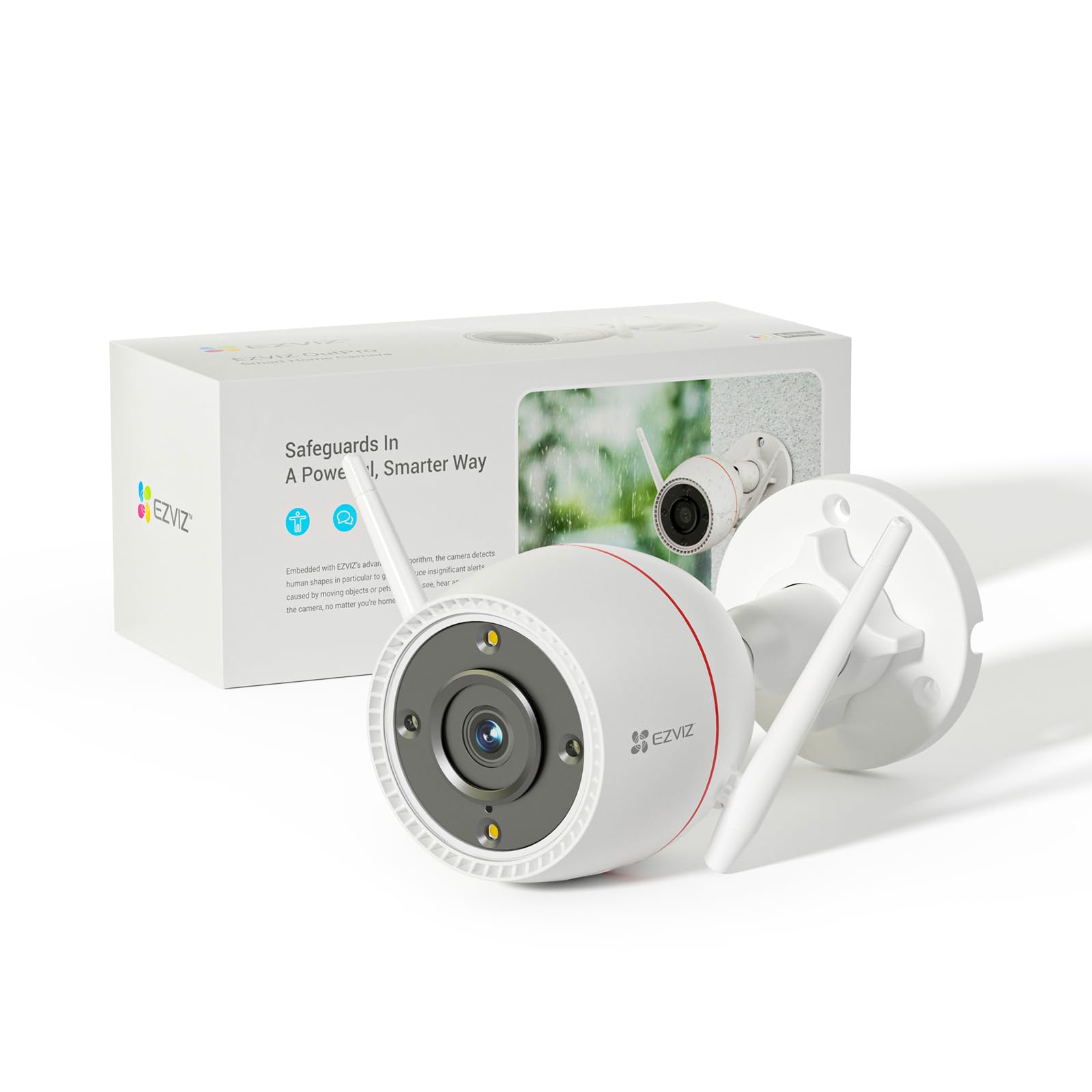 Amazon.co.jp: EZVIZ(イージービズ) 2K 3MP 防犯カメラ 屋外 24時間