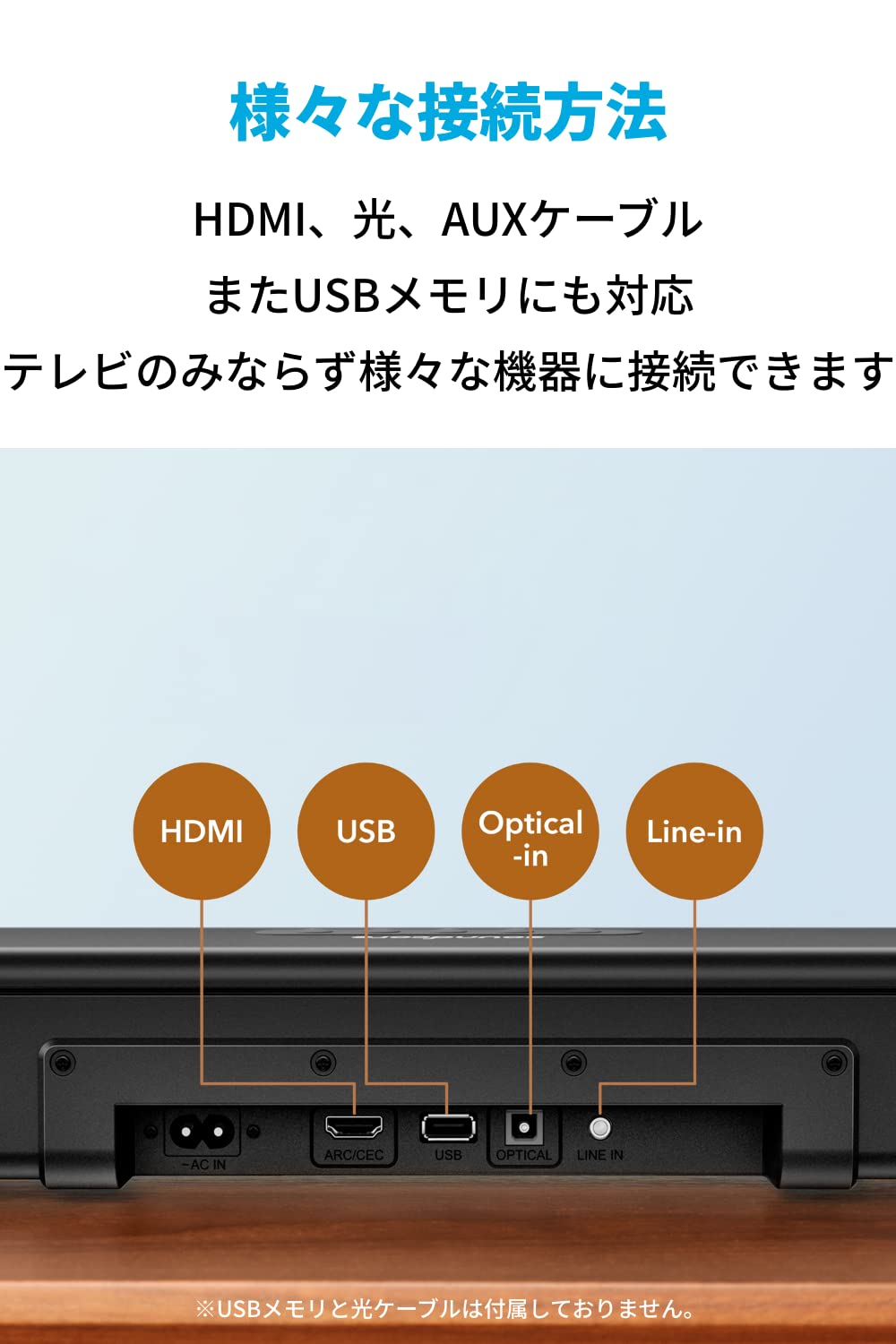 Amazon.co.jp: Anker Soundcore Infini 2 サウンドバー 2.1ch対応 120W