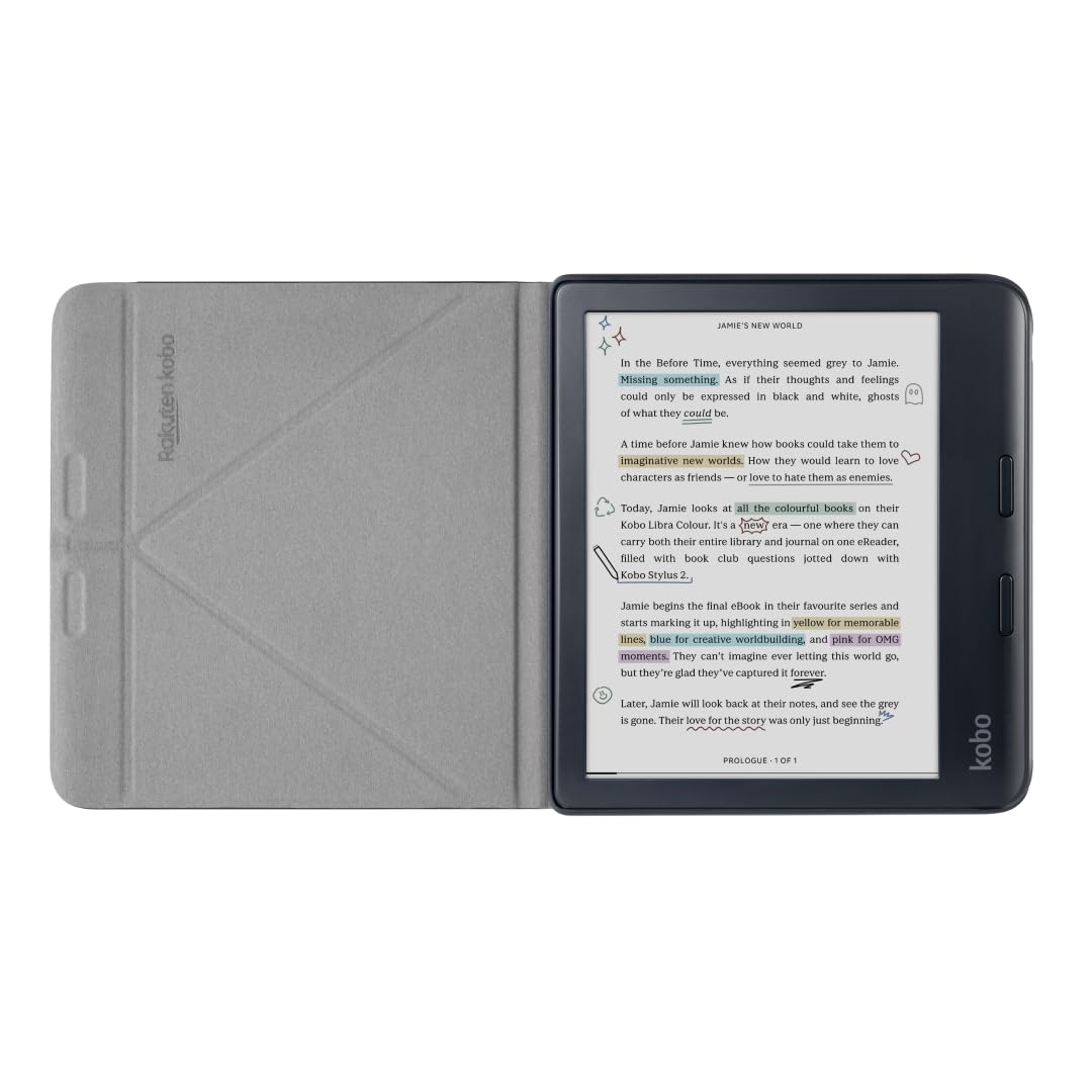 Amazon.com: Kobo Libra Colour Black eReader with Case Bundle