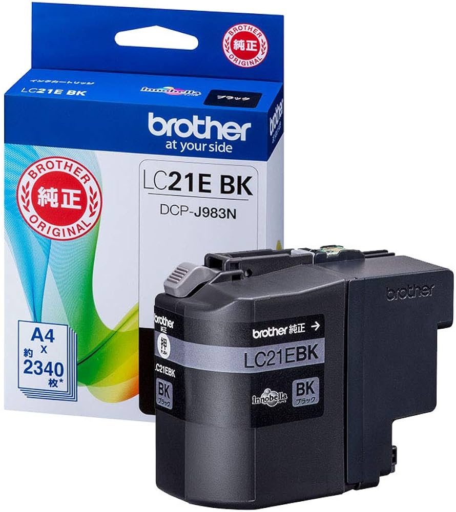 Amazon.co.jp: 【brother純正】インクカートリッジブラック LC21EBK