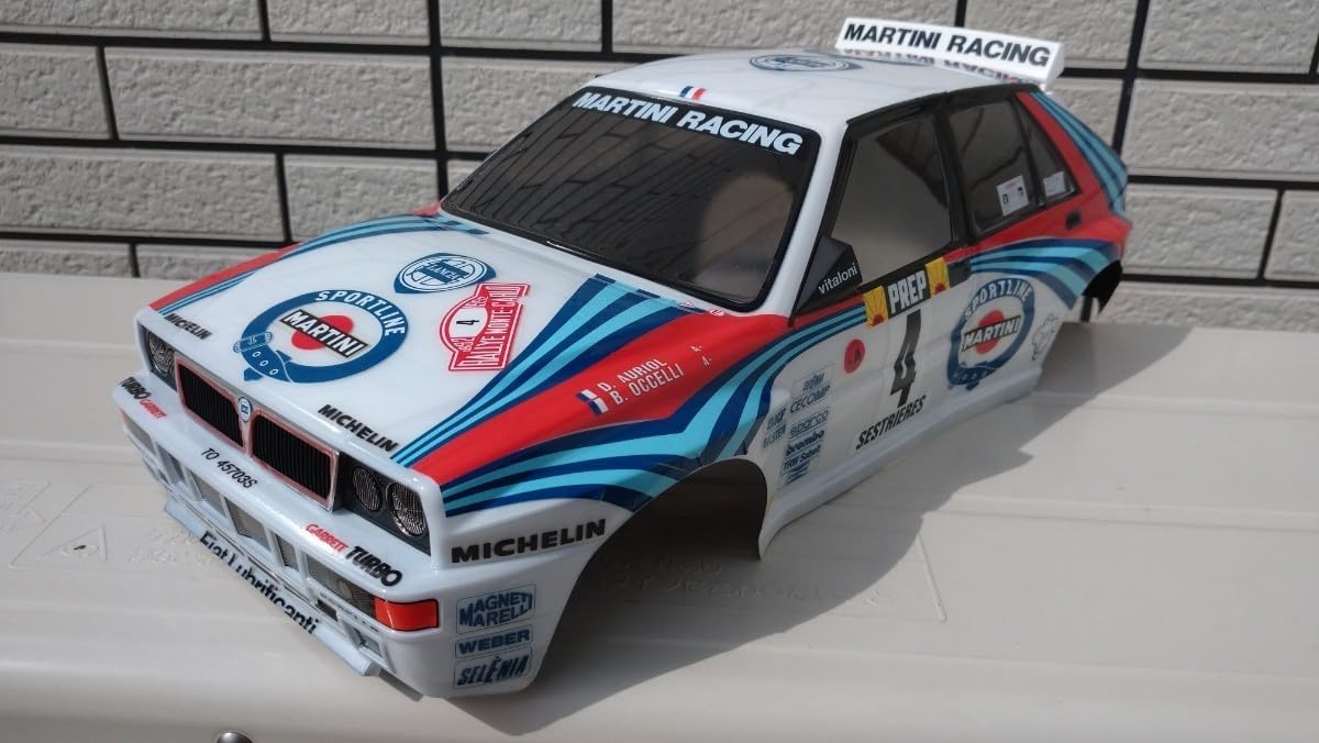 Amazon.co.jp: タミヤRCスペアボディ ランチアデルタHF インテグラーレ