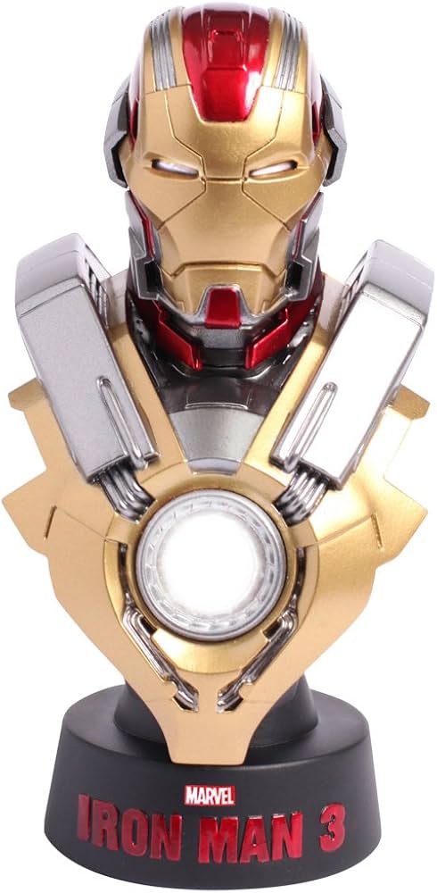 Amazon.co.jp: ホットトイズ・バスト アイアンマン3 1/6スケールバスト