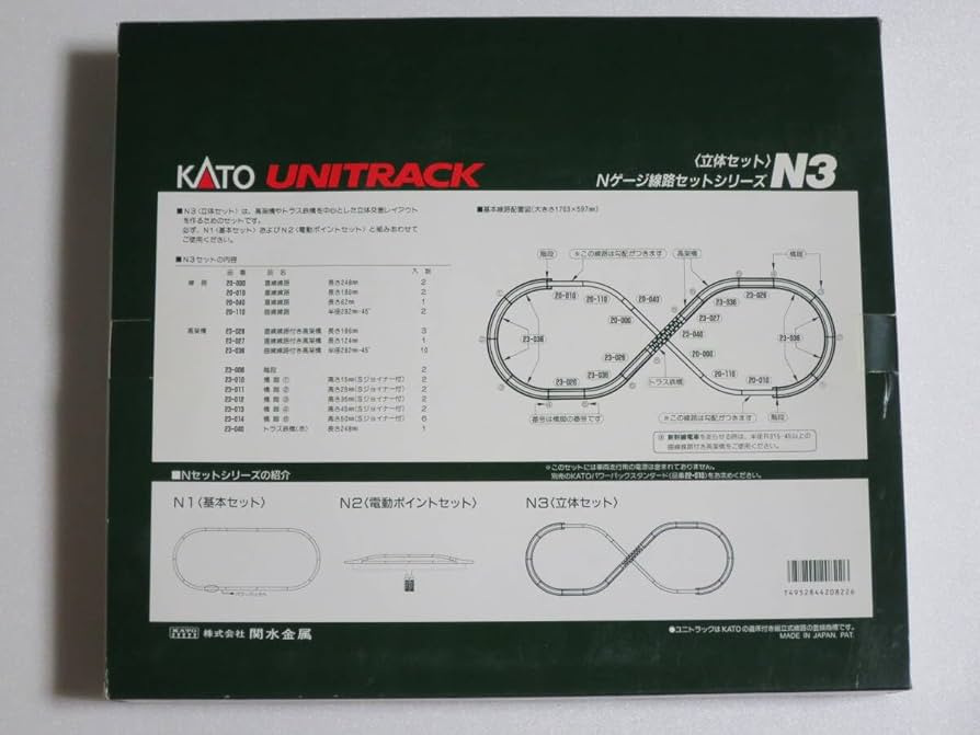 Amazon.co.jp: KATO ユニトラック Nセットシリーズ N3 立体セット N