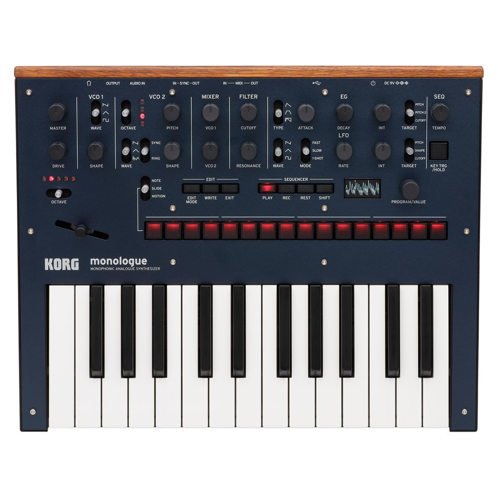Amazon | KORG モノフォニック アナログ シンセサイザー monologue BL