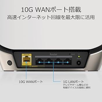 Amazon | NETGEAR Orbi WiFi6 AX6000 メッシュWiFi 3台セット 無線LAN