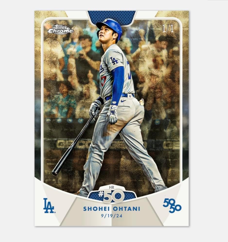 Amazon.co.jp: 2024 Topps 50/50 大谷翔平 10パック入りボックス (2024