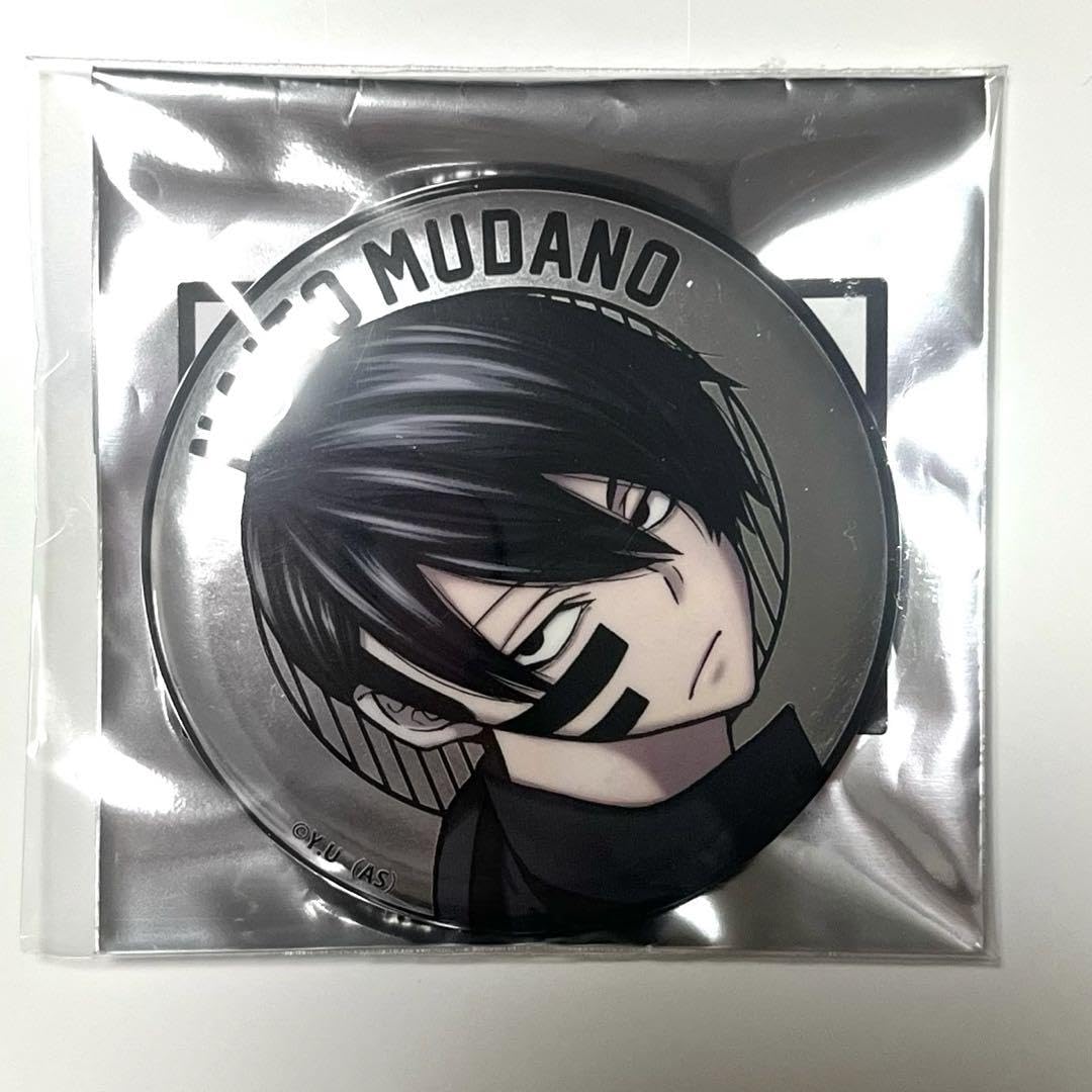 無陀野無人 引きver 缶バッジ 天使 ファボテリア 桃源暗鬼 桃源暗鬼