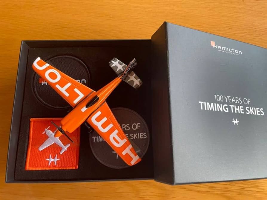 Amazon.co.jp: ハミルトン Hamilton 100周年記念 飛行機 金属製模型